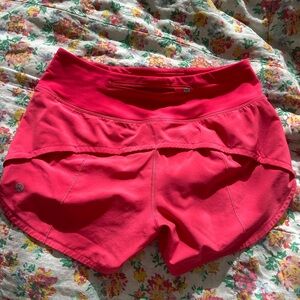lululemon athletica Hot Pink Athletic Shorts